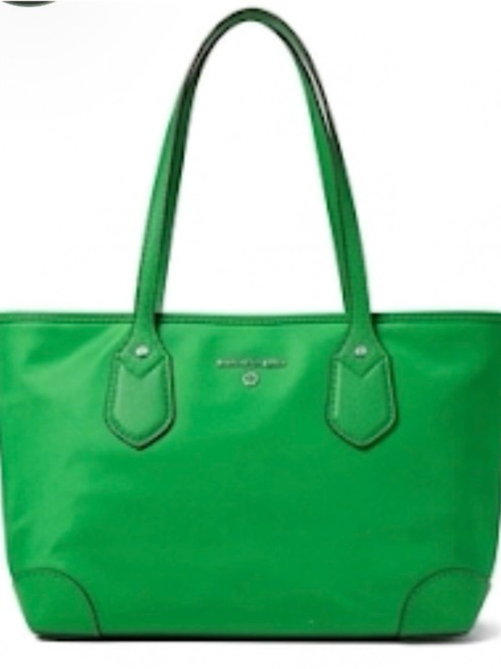Michael Kors Emerald Green Nylon Tote